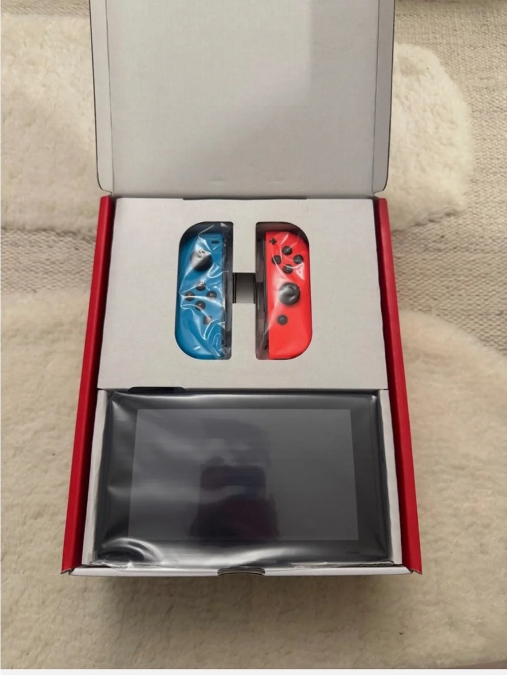Nintendo Switch Console with Neon Blue & Neon Red Joy‑Con Controllers